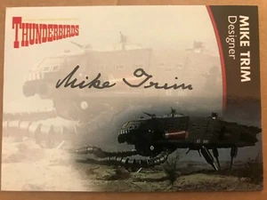 THUNDERBIRDS SERIES 2: AUTOGRAPH CARD: MIKE TRIM - DESIGNER MT2 - BLACK INK - Picture 1 of 1