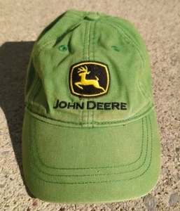 John Deere Youth One Size Green Hat Embroidered Patch Logo S/M - Picture 1 of 4