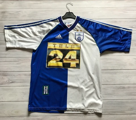 Grasshopper Club 1999 - 2000 Home football shirt jersey Adidas size L Cover