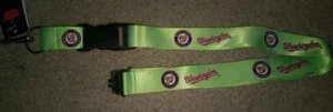 MLB Washington Nationals Neon Green Breakaway Lanyard Keychain NWT Free Shipping - Picture 1 of 1