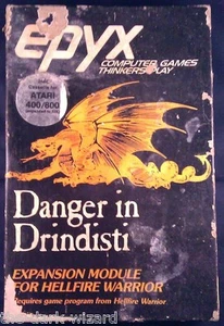 DANGER IN DRINDISTI by EPYX Atari 400/800 - VERY RARE - Complete - Picture 1 of 5