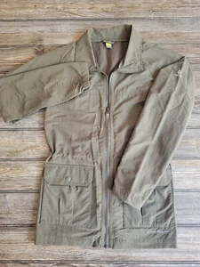 Eddie Bauer Travex Dark Green Stretch Full-Zip Utility Jacket Women’s Size XS - Picture 1 of 8