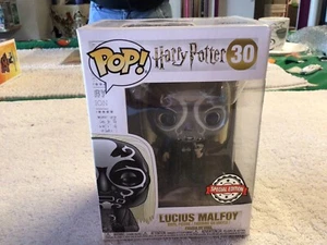 Harry Potter - Lucius as Death Eater Pop! Vinyl Figure #30 White Box, Small Dint - Picture 1 of 9