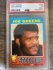 1971 Topps Joe Greene #245 Rookie Rc - Pittsburgh Steelers Psa 1