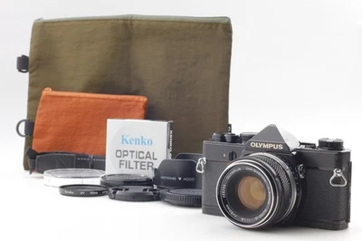 Tested OK▶︎[N MINT+ CLA'd] Olympus OM-1 Black F.Zuiko 50mm f/1.8 Lens From JAPAN - Image 1 of 4