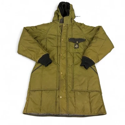 Vintage Refrigiwear Jacket Hooded Men OSFM Green Cooler Wear Insulated  Workwear - Image 1 of 4