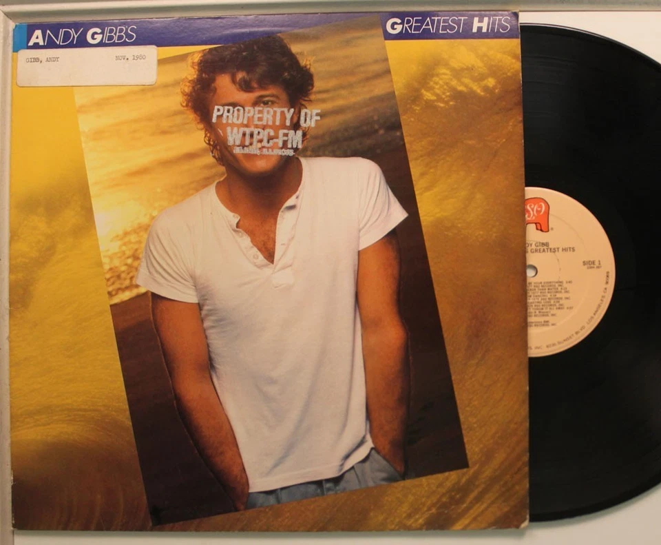 Andy Gibbs Lp Greatest Hits On Rso - Vg++/ Vg+ To Vg++ — 第 1/1 张图片