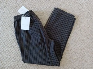 Wrap London Damenhose 100 % Leinen graphit weites Bein UK 12 UVP 169 £ - Bild 1 von 20
