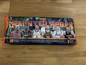 2023-24 Panini Haunted Hoops Basketball Halloween Exclusive 90 Packs, SEALED - Picture 1 of 5