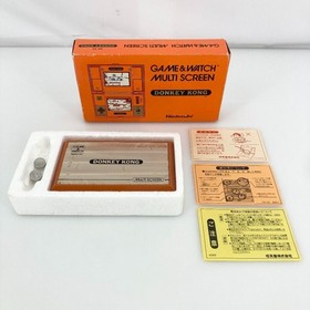 Nintendo Game & Watch Donkey Kong DK-52 Multi Screen with Box Tested