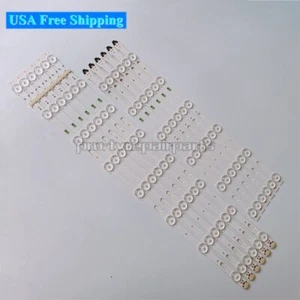 New LED strips For Samsung UE55JU6410S UN55MU6300 LM41-00136A LM41-00135A - Picture 1 of 6