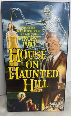 House on Haunted Hill VHS Vincent Price 1990 Goodtimes - Image 1 of 4