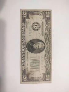1934 series A 20 dollar bill Jackson G 7 D Rare Washington D.C. Federal Reserve - Picture 1 of 10