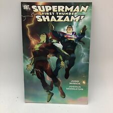 DC Comics Superman Shazam! First Thunder Paperback Flat Crisp Light Spine Crease