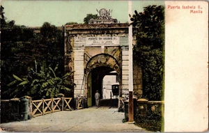 Postkarte Puerta Isabella Manila Philippinen geteilt hinten unbespielt - Bild 1 von 4