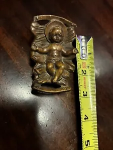 Vintage Krippe Jesuskind Kunststoff 2 x 3 cm - Bild 1 von 5