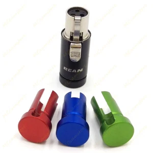 Red blue black green Low-Profile TA3F 3pin female Audio PLUG - Picture 1 of 13