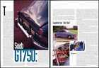 1958 Saab Gt750 Gran Turismo 750 Original Review Report Print Car Article K114