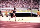 lasse viren racing through the 10,000m final 1976 signed 12x8 photo 