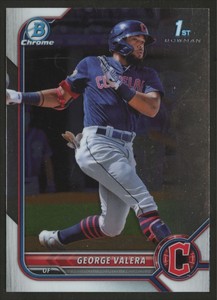 2022 BOWMAN CHROME PROSPECTS GEORGE VALERA RC #BCP-22