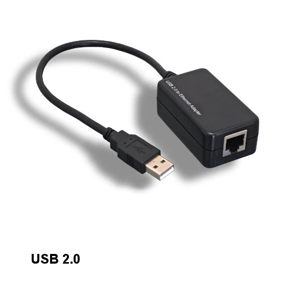 [10X] USB 2.0 Type A to RJ45 Ethernet Connector 10/100Mbps Fast Internet Port - Image 1 of 1