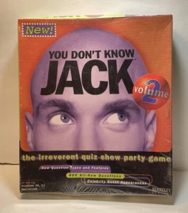 You Don't Know Jack Volume 2 - PC Big Box Trivia Game Win 95 New Sealed Read See - Picture 1 of 6