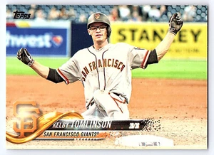 2018 Topps Series 2 Base # 380 Kelby Tomlinson - San Francisco Giants - Picture 1 of 2