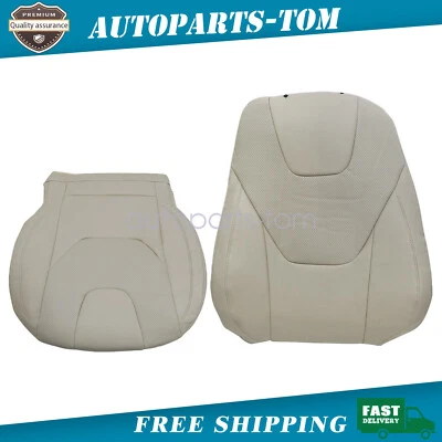 Driver Bottom & Back Leather Seat Cover Tan Fits Ford Fusion Titanium 2013-2017 - Image 1 of 4