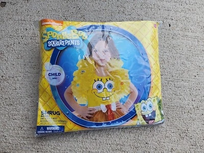 Bob Esponja Pantalones Cuadrados Niños Bolero Encogerse de hombros Cumpleaños Halloween Disfraz  Foto 1 de 3