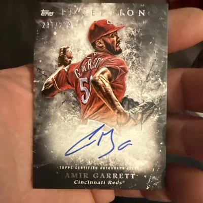 2018 Topps Inception Amir Garrett Auto Rookie and Emerging Stars Autograph #/299 - Image 1 of 4