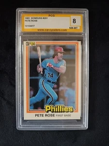 1981 Donruss Pete Rose #251 PCG 8 Philadelphia Phillies - Bild 1 von 2