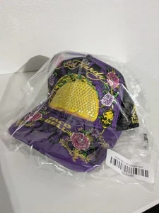 Sombrero de camionero Taco Bell x Ed Hardy Y2K décadas raro edición limitada, nuevo - Imagen 1 de 3