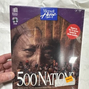 500 Nations PC software - Native American History Culture, CD-ROM Sealed - Picture 1 of 4
