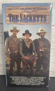 The Sacketts (VHS, 1991) 2-Tape Set 1979 Media Tom Selleck Sam Elliott Sealed - Picture 1 of 2