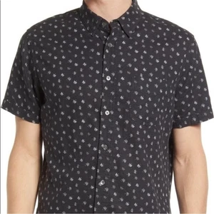 NEW Rails Carson Short Sleeve Linen Button Down Sz S - Picture 1 of 11
