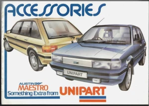 Austin & MG Maestro Unipart Accessories 1983-84 UK Market Sales Brochure - Picture 1 of 2