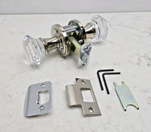 Baldwin 5080.055.PRIV Privacy Door Knob Set Polished Nickel Used See Pictures - Picture 1 of 19