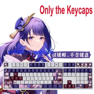 Genshin Impact Raiden Shogun PBT Keycap Beelzebul Keycap for Mechanical Keyboard - Picture 1 of 15