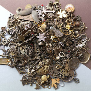 50g Tibetan Silver Mixed Charms Pendants For DIY Jewelry Making Craft Findings