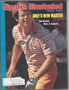 1977 4/18 Sports Illustrated magazine golf Tom Watson Masters Augusta VG - Picture 1 of 1