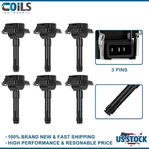 6X UF290 Ignition Coils For Audi A3 A4 A6 A8 Allroad S4 Volkswagen Golf Jetta - Picture 1 of 13