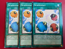 3x Scapegoat 1st edition YuGiOh MIL1-EN019 Pack Fresh