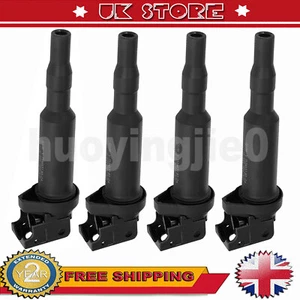 4pcs Ignition Coil Pack Unit For BMW 1 3 5 6 7 MINI COPPER PEUGEOT 207 308 C3 C4 - Picture 1 of 7