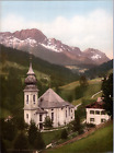 Deutschland, Ober - Bayern, Maria-Gern. Vintage Print Photochromie, Vintage Ph
