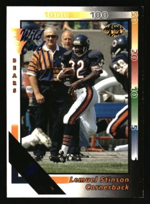 1992 Wild Card 10 Stripe #426 Lemuel Stinson - Image 1 of 2