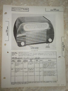 FADA 652 Catalin Röhrenradio 1946 - Stromlaufplandaten SAMS FOTOFACTS 6/46 461-23
