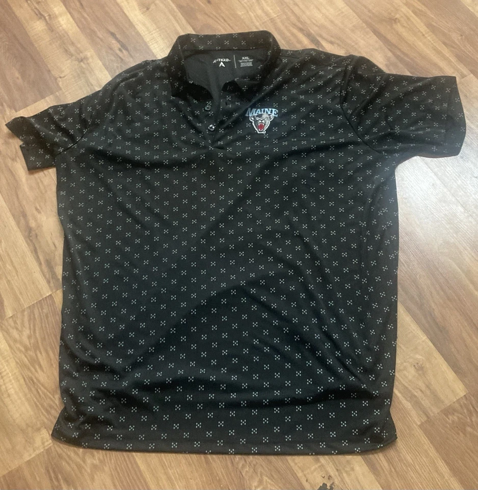Camisa Maine Black Bears Para Hombre Talla XXL Color Negro de Antigua ¡En Excelente Estado! Foto 1 de 3