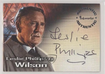 2001 Inkworks Lara Croft Tomb Raider Leslie Phillips is Wilson #A2 Auto 0tw4 - Image 1 of 3