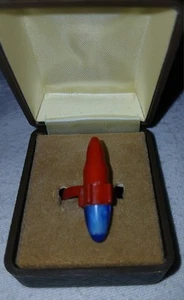 1952 RALSTON SPACE PATROL COSMIC GLOW ROCKET RING PREMIUM #2 - Not Glowing - Afbeelding 1 van 5