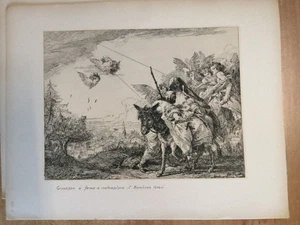 GIANDOMENICO TIEPOLO - DIE FLUCHT NACH ÄGYPTEN 24 RADIERUNGEN 1947 DE AGOSTINI (64 - Bild 1 von 2